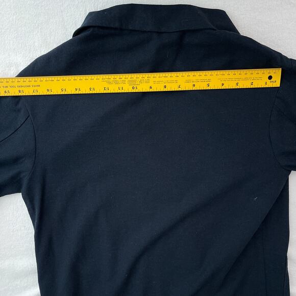 Anthropologie Amadi Kayne Double Breasted Blazer Navy Blue Women's Size Small - Picture 12 of 16